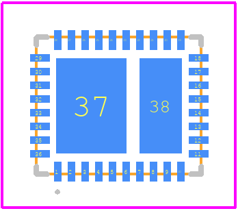 LT3651EUHE-4.2#PBF - Analog Devices PCB footprint - Other - Other - LT3651EUHE-4.2#PBF-3