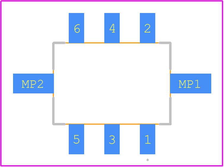 794637-6 - TE Connectivity PCB footprint - Other - Other - 794637-6-1