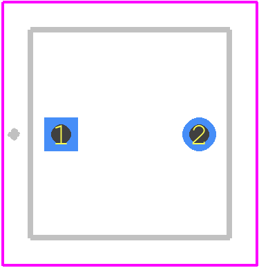 KP1830322061 - Vishay PCB footprint - Other - Other - KP1830322061
