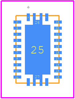74AVCH8T245RHLRG4 - Texas Instruments PCB footprint - Other - Other - 74AVCH8T245RHLRG4-3