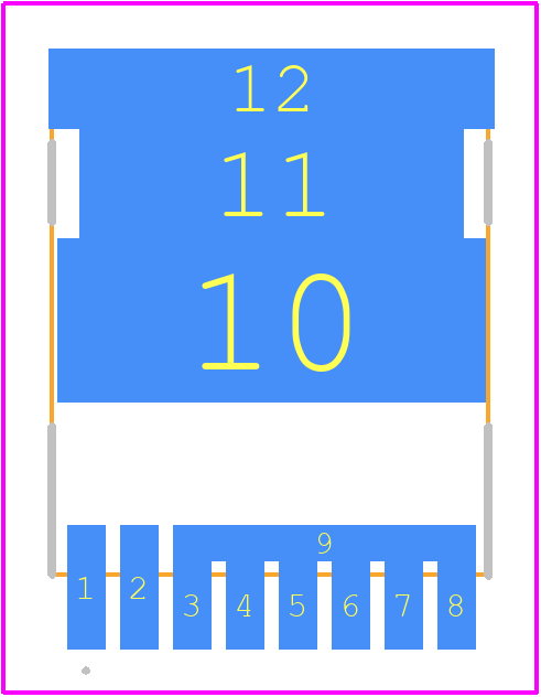 STO24N60M6 - STMicroelectronics PCB footprint - Other - Other - TO-LL_H=2.4 mm