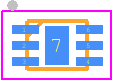 MAMX-011009 - MACOM PCB footprint - Small Outline No-lead - Small Outline No-lead - Lead-Free 1.5 x 1.2 mm 6-Lead TDFN_2022