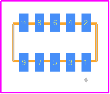 CLP-105-02-L-D-P - SAMTEC PCB footprint - Other - Other - CLP-105-02-L-D-P-1