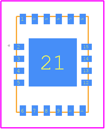 SKY77518-11 - Skyworks PCB footprint - Other - Other - SKY77518-11-1