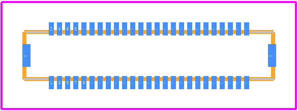 DF37NB-50DS-0.4V(51) - Hirose PCB footprint - Other - Other - DF37NB-50DS-0.4V(51)-2