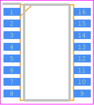 TA2003FG - Toshiba PCB footprint - Small Outline Packages - Small Outline Packages - SSOP16-P-225-1.00A