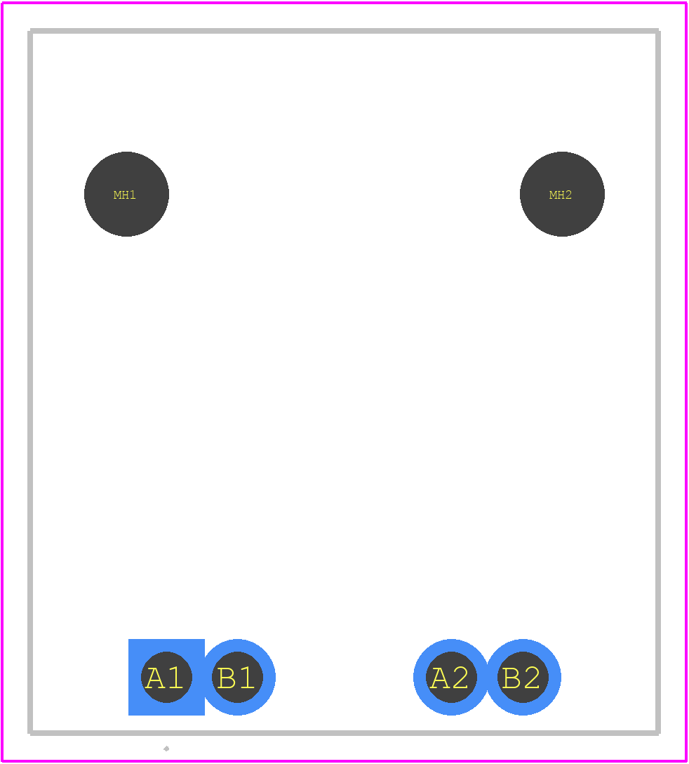 DF22-2P-10.16DS - Hirose PCB footprint - Other - Other - DF22-2P-10.16DS-4