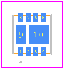FDPC8012S - onsemi PCB footprint - Other - Other - PQFN8 3.3X3.3, 0.65P CASE 483AZ