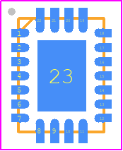 LTC3312SAAV#PBF - Analog Devices PCB footprint - Quad Flat No-Lead - Quad Flat No-Lead - LQFN Package 22-Lead (4mm × 3mm × 0.95mm) (Reference LTC DWG # 05-08-7012 Rev Ø)