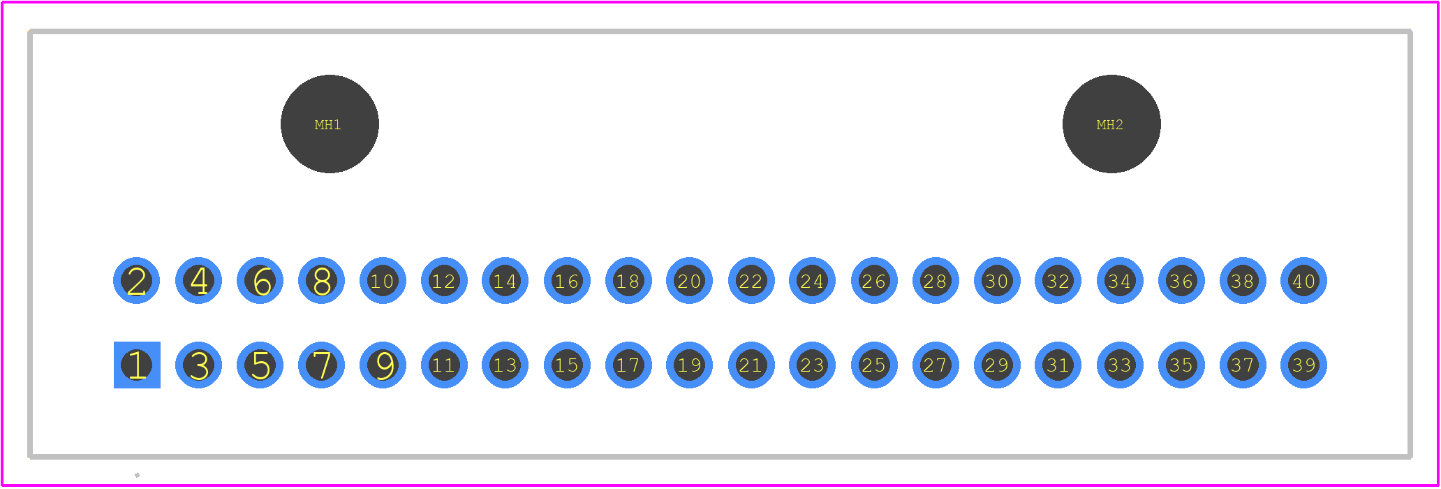 1376113-8 - TE Connectivity PCB footprint - Other - Other - 1376113-8-1