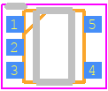 CVJ10F30,LF - Toshiba PCB footprint - SO Transistor Flat Lead - SO Transistor Flat Lead - UFV SOT-353F