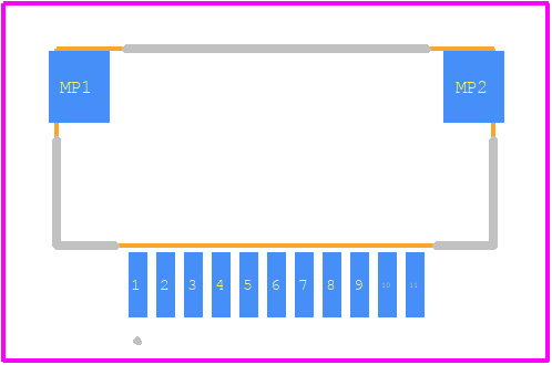 FI-W11P-HFE - JAE PCB footprint - Other - Other - FI-W11P-HFE-1