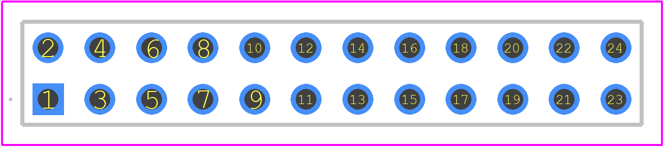 DW-12-14-F-D-990 - SAMTEC PCB footprint - Other - Other - DW-12-14-F-D-990-5