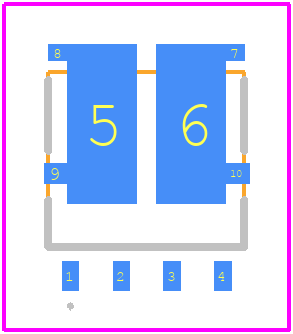 SQJB00EP-T1-BE3 - Vishay PCB footprint - Other - Other - PowerPAK® SO-8L  Case Outline 2