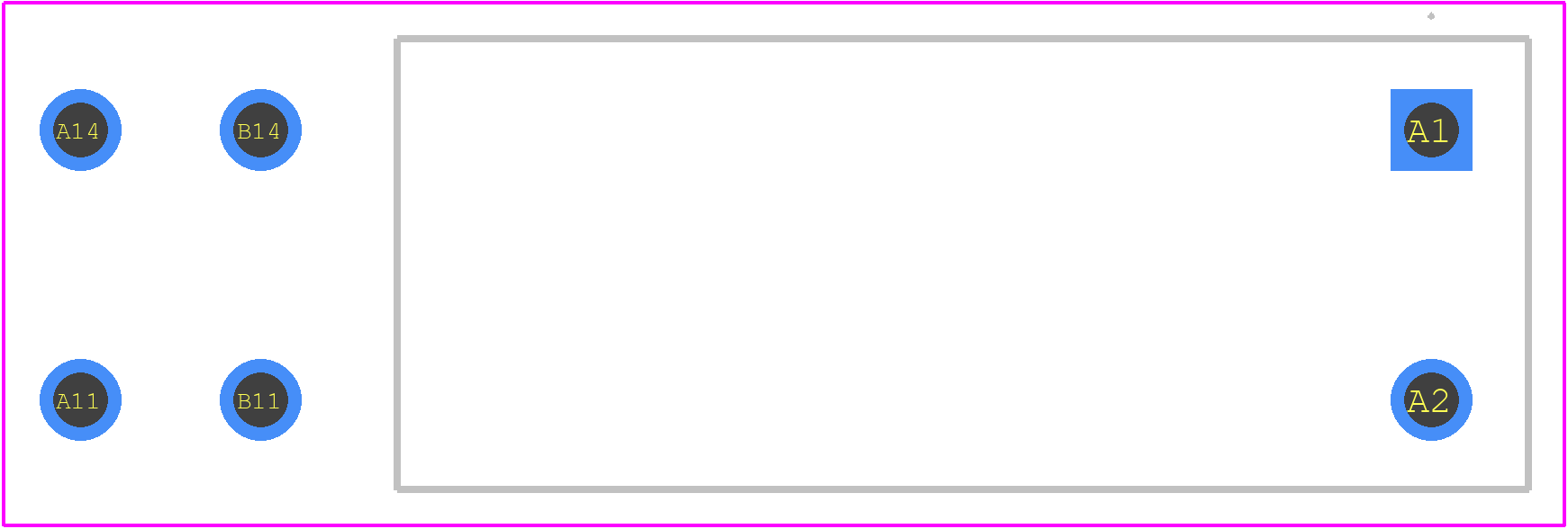 45.91.7.012.0311 - FINDER PCB footprint - Other - Other - 45.91.7.012.0311-1