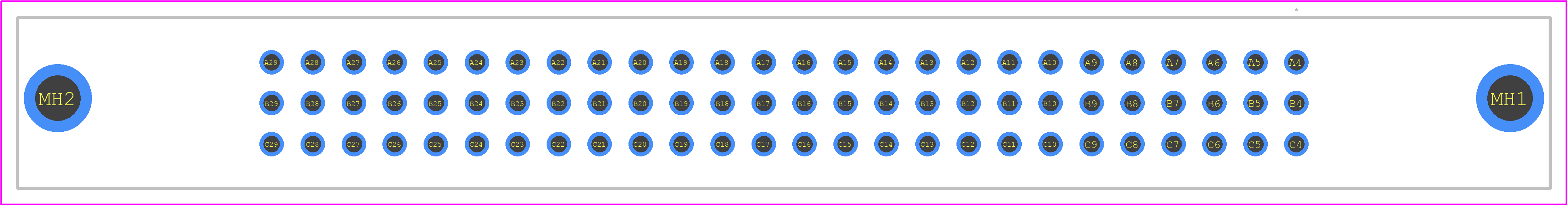 354158 - TE Connectivity PCB footprint - Other - Other - 354158-1