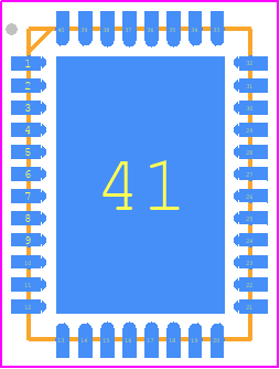 MCT8316Z0RQRGFRQ1 - Texas Instruments PCB footprint - Quad Flat No-Lead - Quad Flat No-Lead - RGF0040F