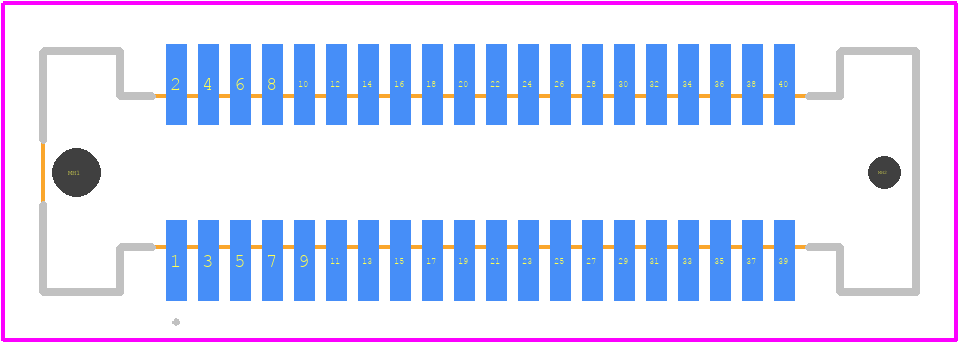 5353999-1 - TE Connectivity PCB footprint - Other - Other - 5353999-1-1