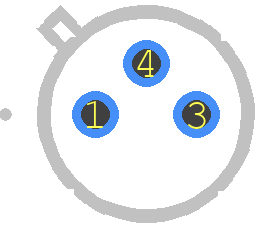 AD500-8-S1 - First Sensor PCB footprint - Other - Other - TO52S1F2