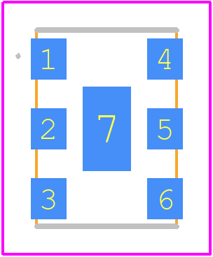 SiT3373_7.0 x 5.0 - SiTime PCB footprint - Other - Other - SiT3373_7.0 x 5.0-1