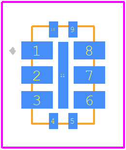 SiT3542_5.0 x 3.2 - SiTime PCB footprint - Other - Other - SiT3542_5.0 x 3.2-2