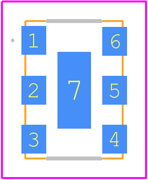 SiT3342_7.0 x 5.0 - SiTime PCB footprint - Other - Other - SiT3342_7.0 x 5.0-4
