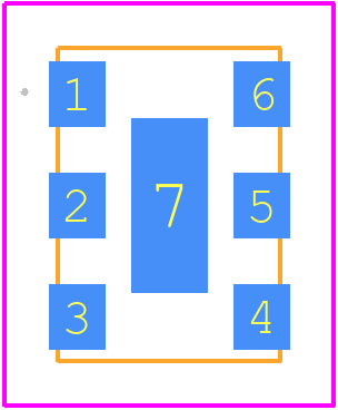 SiT3343_7.0 x 5.0 - SiTime PCB footprint - Other - Other - SiT3343_7.0 x 5.0-2
