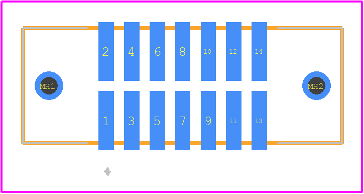 TFML-107-02-S-D-SN - SAMTEC PCB footprint - Other - Other - TFML-107-02-S-D-SN-1