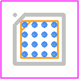 EMIF06-HMC02F2 - STMicroelectronics PCB footprint - BGA - BGA - 16BGA