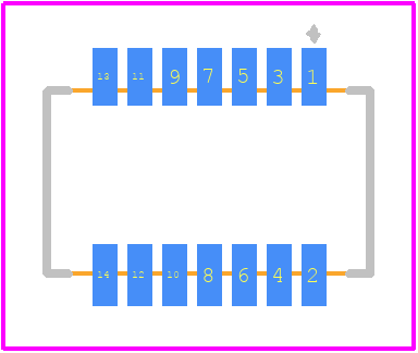 0533091470 - Molex PCB footprint - Other - Other - 0533091470-4