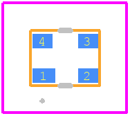 AMJDDFH-A11 - ABRACON PCB footprint - Other - Other - AMJDDFH-A11