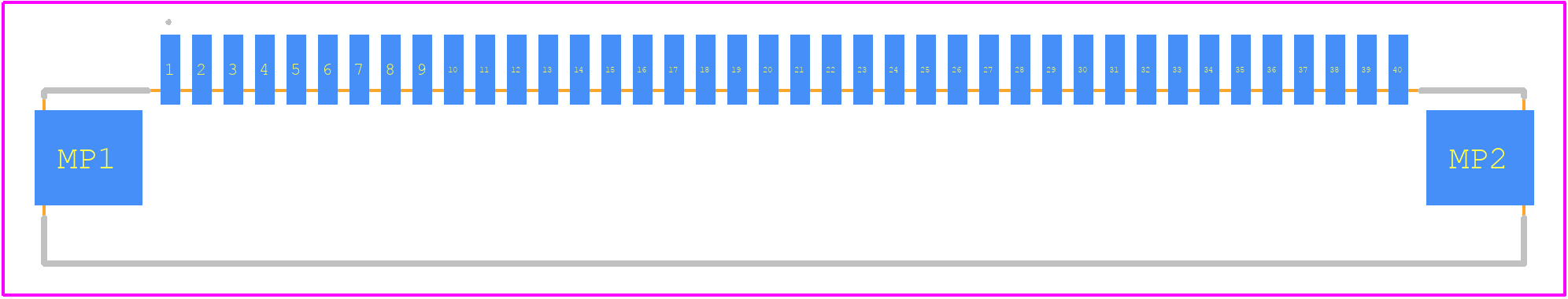 F1001-B-40-25T-R - XFCN PCB footprint - Other - Other - F1001-B-40-25T-R-2