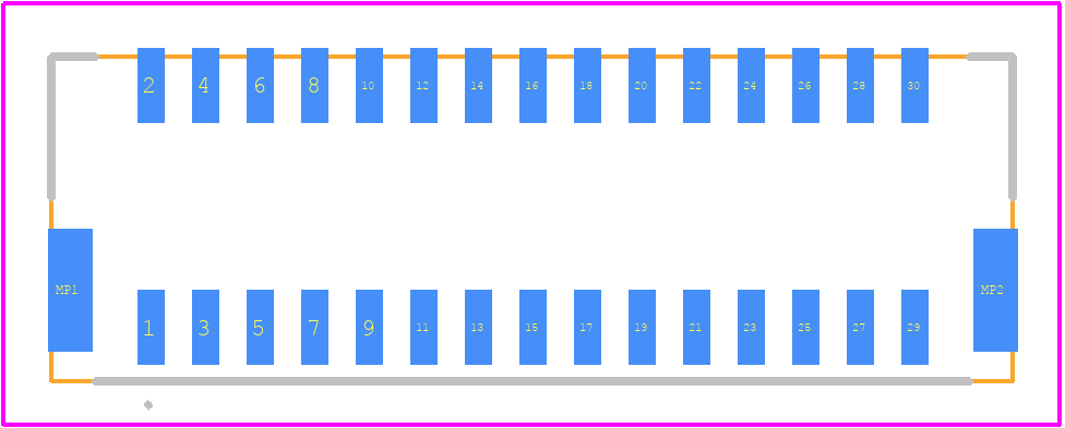 BM30B-GHDS-G-TF - JTS PCB footprint - Other - Other - BM30B-GHDS-G-TF-4