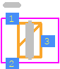 WNM2030-3/TR - Will Semiconductor PCB footprint - SO Transistor Flat Lead - SO Transistor Flat Lead - WNM2030-3/TR
