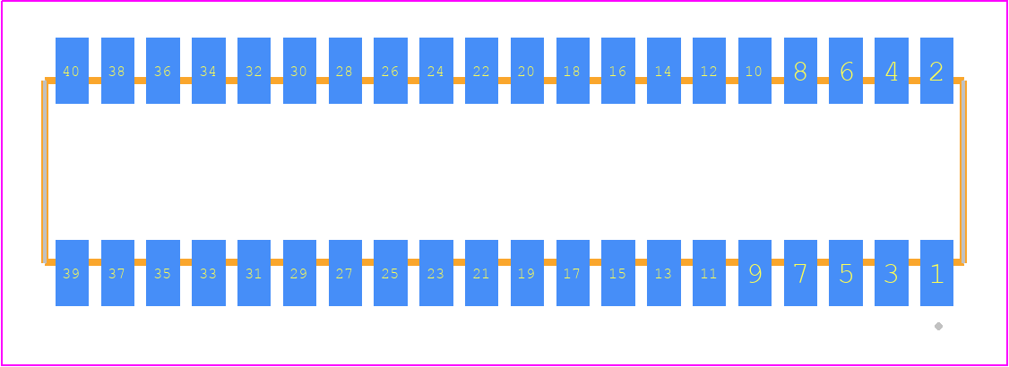 RSM-120-02-F-D - SAMTEC PCB footprint - Other - Other - RSM-120-02-XX-D
