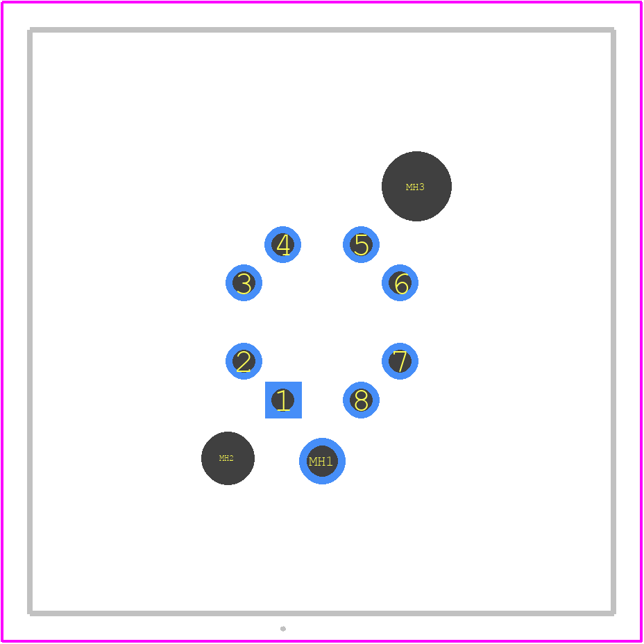 21033812852 - HARTING PCB footprint - Other - Other - 21033812852