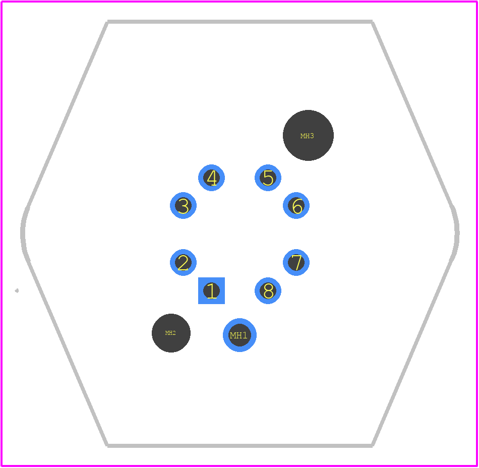 21033812863 - HARTING PCB footprint - Other - Other - 21033812863-1