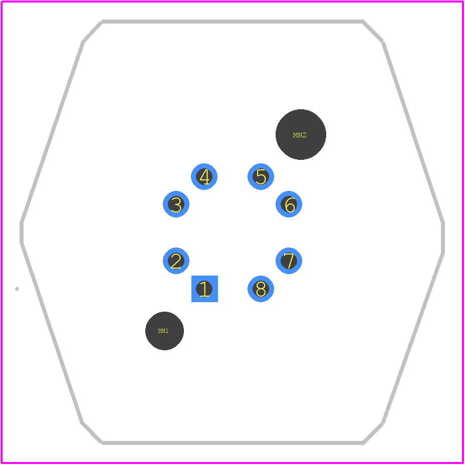 21033812864 - HARTING PCB footprint - Other - Other - 21033812864