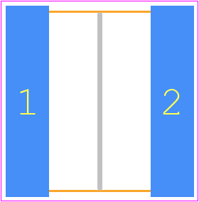 2225Y5000474KZT - Knowles PCB footprint - Capacitor Chip Non-polarised - Capacitor Chip Non-polarised - 2225Y5000474KZT