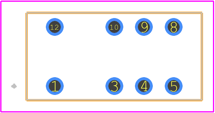 HFD3-V/024 - Hongfa PCB footprint - Other - Other - HFD3-V/024-2