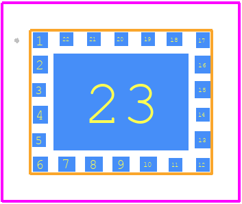 RF7161 - Micro PCB footprint - Other - Other - 6.63mm x 5.24mm x 1.015mm