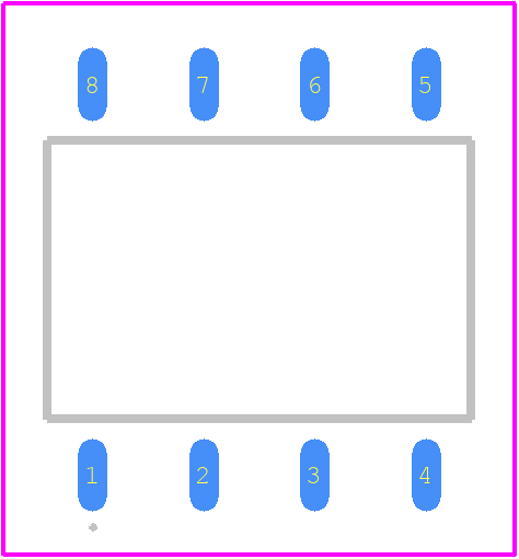 LDA210STR - LITTELFUSE PCB footprint - Other - Other - 8-Pin Surface Mount