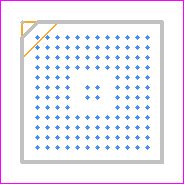 STM32U585QII6QTR - STMicroelectronics PCB footprint - BGA - BGA - UFBGA