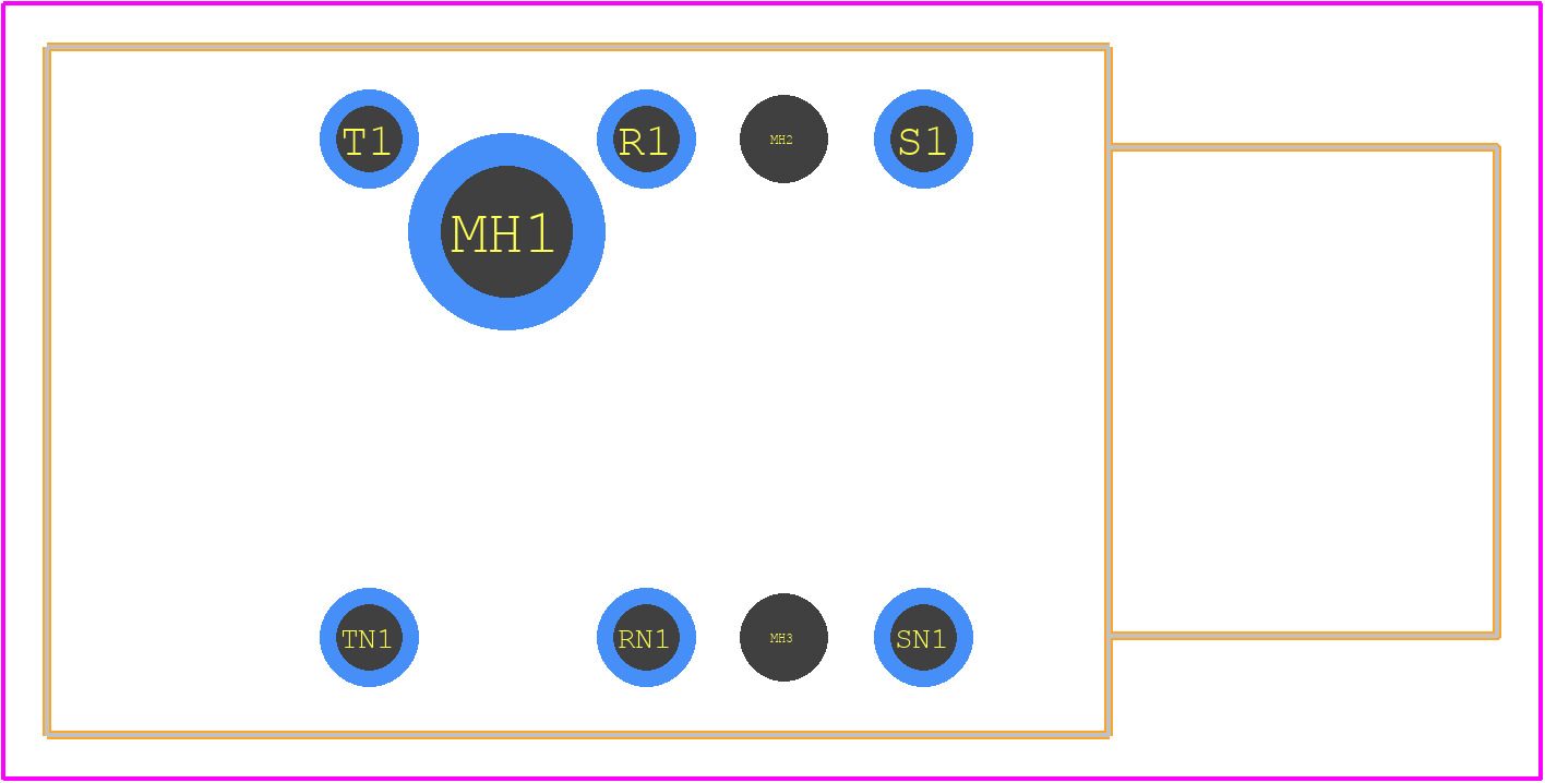 ACJS-MHOP - Amphenol PCB footprint - Other - Other - ACJS-MHOP-3