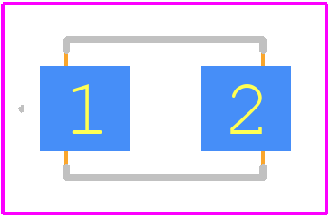 308.5 - LITTELFUSE PCB footprint - Other - Other - 2-SMD, J-Lead