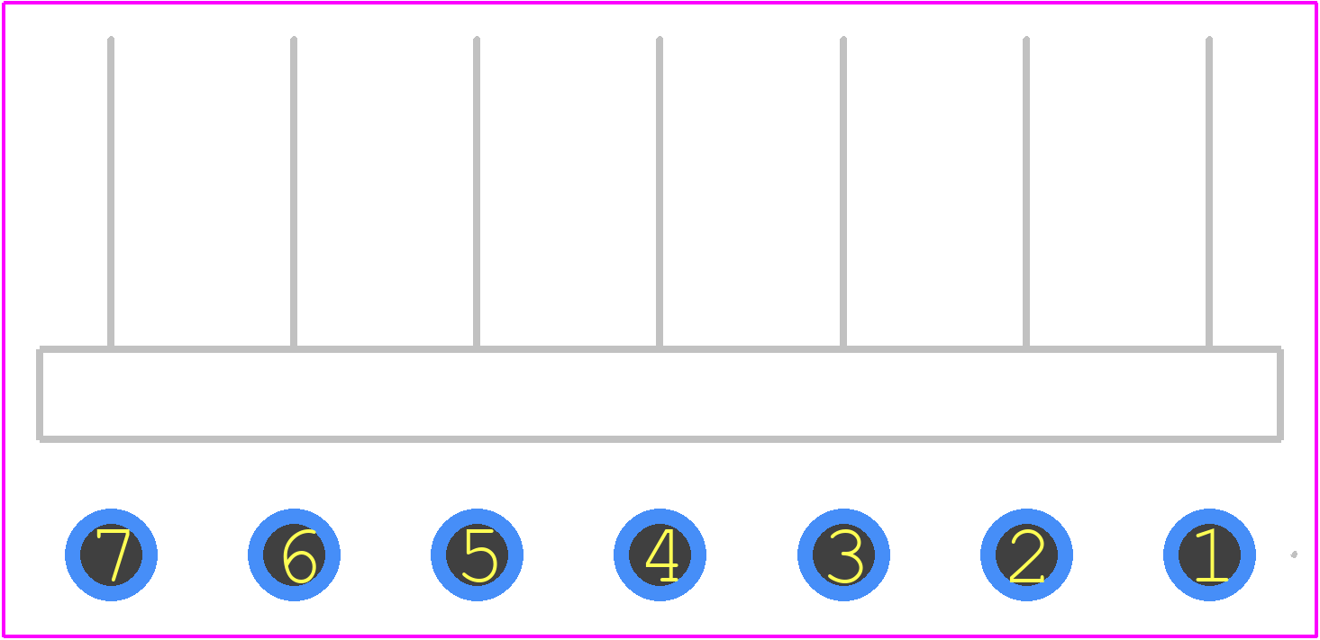 1744048-7 - TE Connectivity PCB footprint - Other - Other - 1744048-7-4