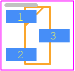 TL431 - onsemi PCB footprint - SOT23 (3-Pin) - SOT23 (3-Pin) - 2N7002-1