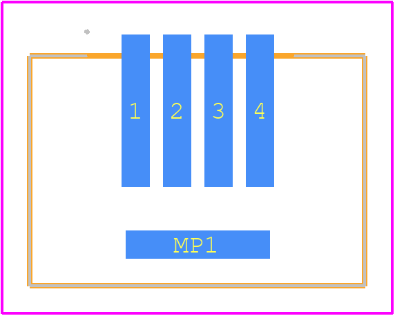 201648-0040 - Molex PCB footprint - Other - Other - 201648-0040-4