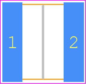 900C224MW200T - Kyocera AVX PCB footprint - Capacitor Chip Non-polarised - Capacitor Chip Non-polarised - 900C224MW200T