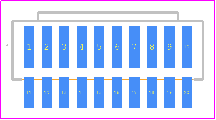 15SH-A-10-TS-SMT-T/R - Adam Tech PCB footprint - Other - Other - 15SH-A-10-TS-SMT-T/R-1